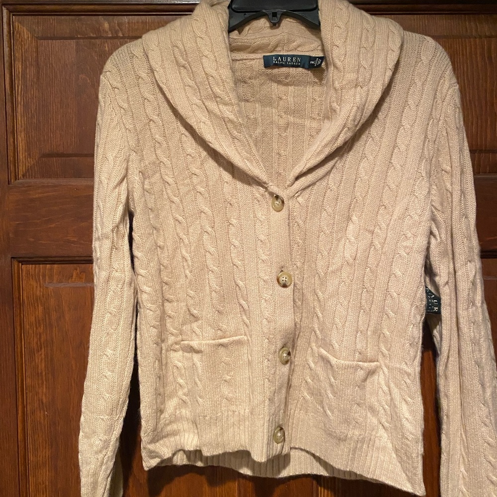 Ralph Lauren Cashmere Cowl Neck Sweater